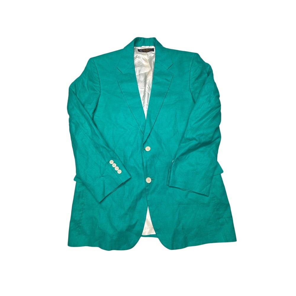 Brooks Brothers Men's Teal Turquoise 2 Button Blazer Sport Coat USA